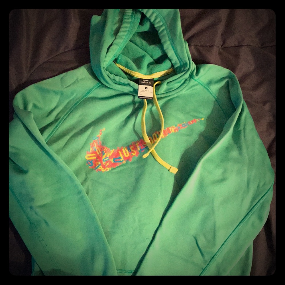 Nike L Green Hoodie